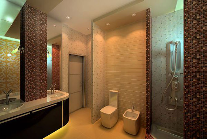 дизайн ванной комнаты пластиковые панели