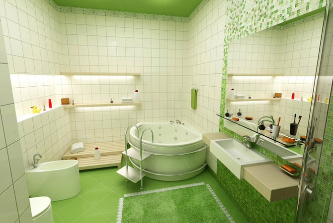 дизайн интерьра ванных комнат