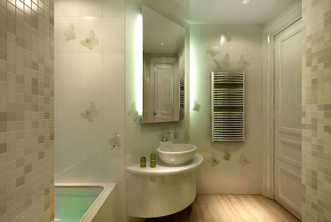 фото и отделка ванных комнат керамической плиткой